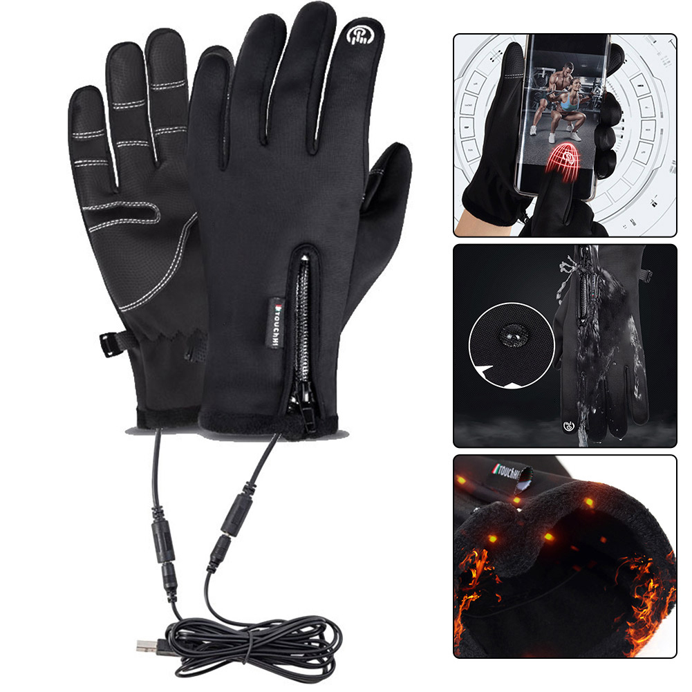 Touch Screen Gloves - USB Touch Screen Gloves Heating Thermal