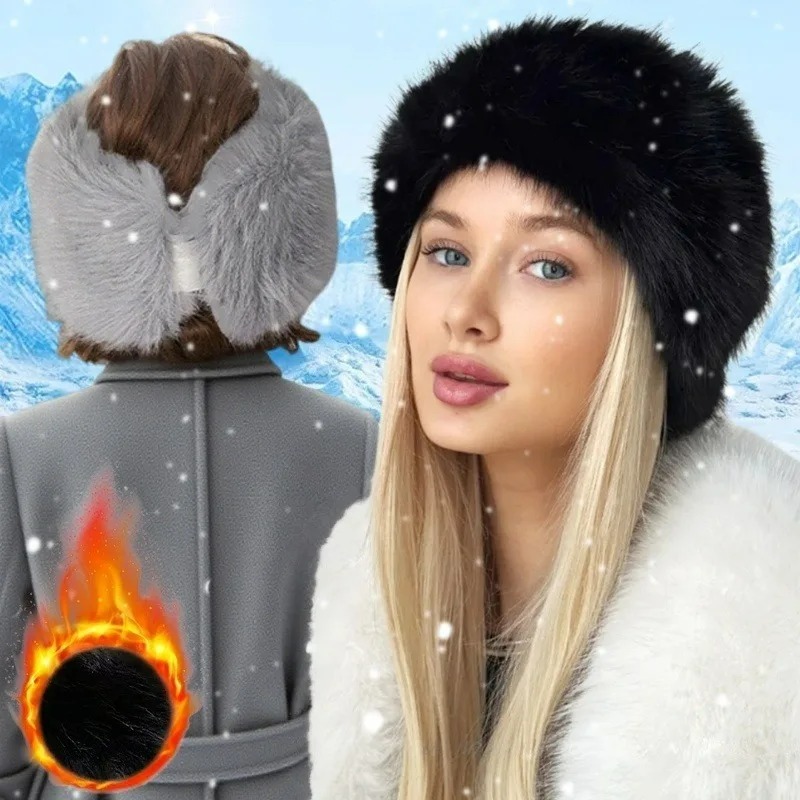 Wide Band Fur Headband Winter  - Fleece Ear Warmer Band incelemesi ve fiyatı