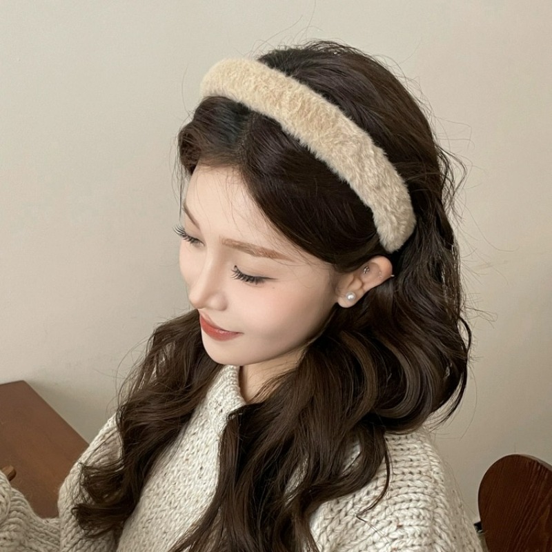 Korean Soft Headband Women Gir - Winter Headband Fleece incelemesi ve fiyatı