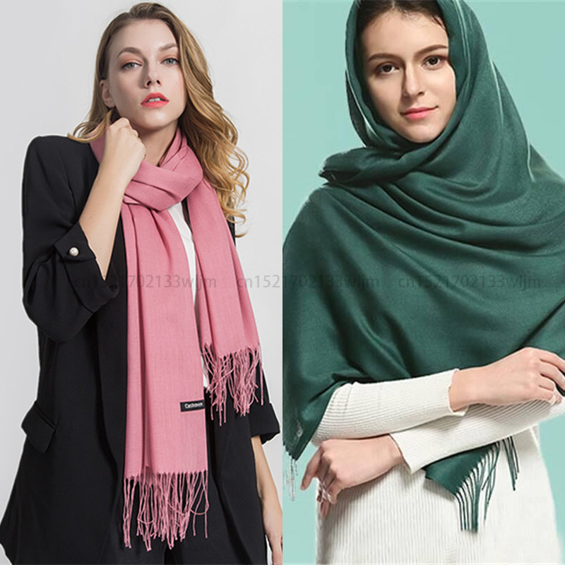 2024 Fashion Winter Women Scar - Cashmere Pashmina Wrap incelemesi ve fiyatı
