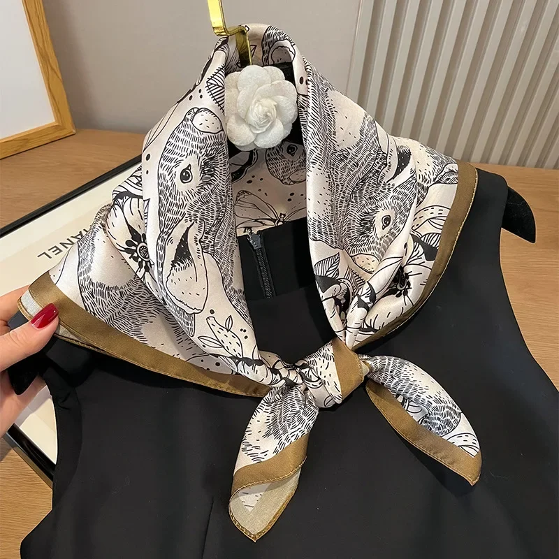 100% Silk Square For Women Cla - Shawl Wrap Winter incelemesi ve fiyatı