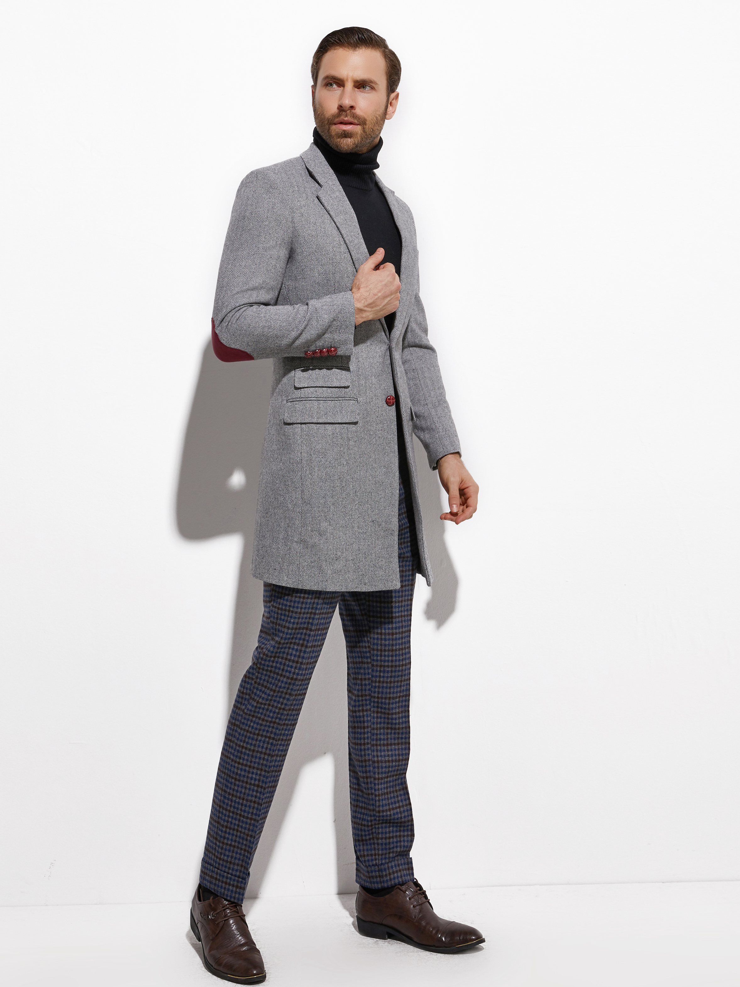 2026 Medium Length Spring Autu - Wool Coat Peacoat incelemesi ve fiyatı