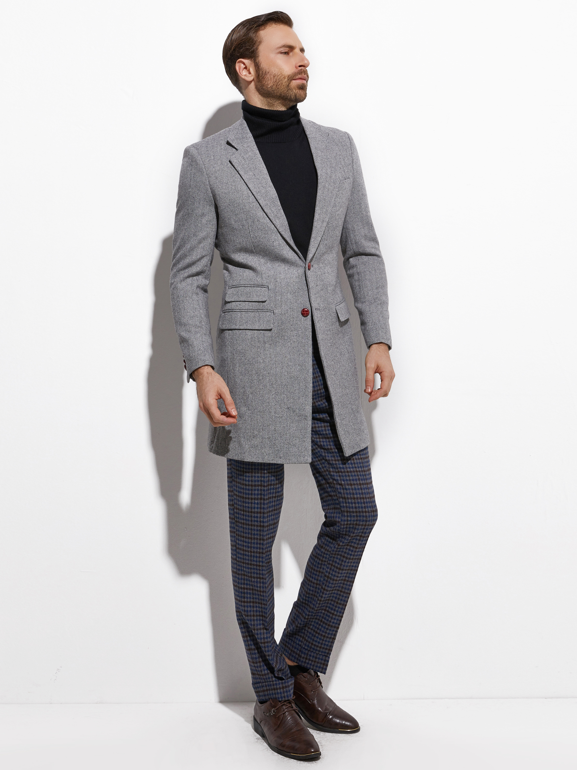 2026 Medium Length Spring Autu - Wool Coat Peacoat incelemesi ve fiyatı