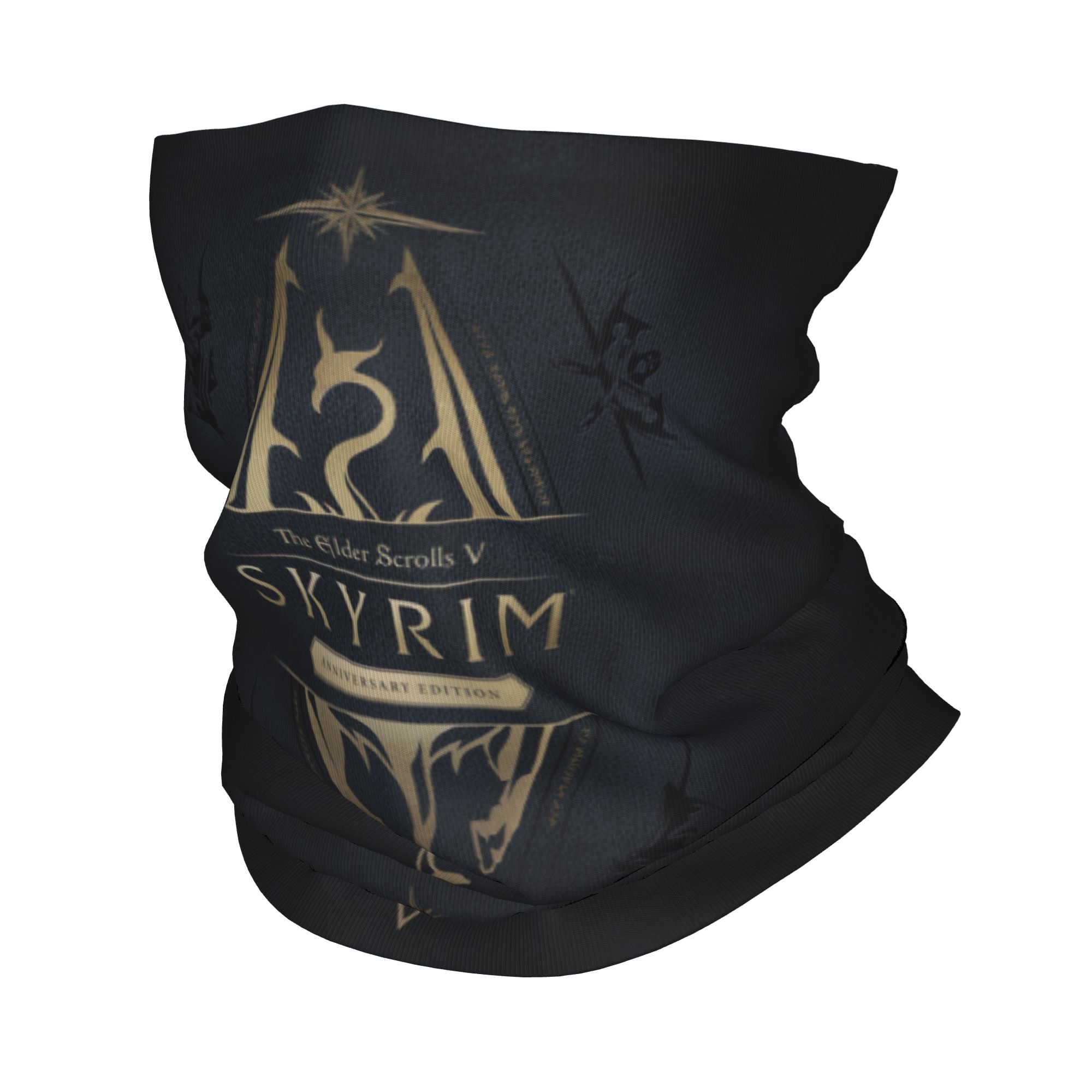 Custom Skyrim Logo Bandana Win - Neck Gaiter Fleece incelemesi ve fiyatı