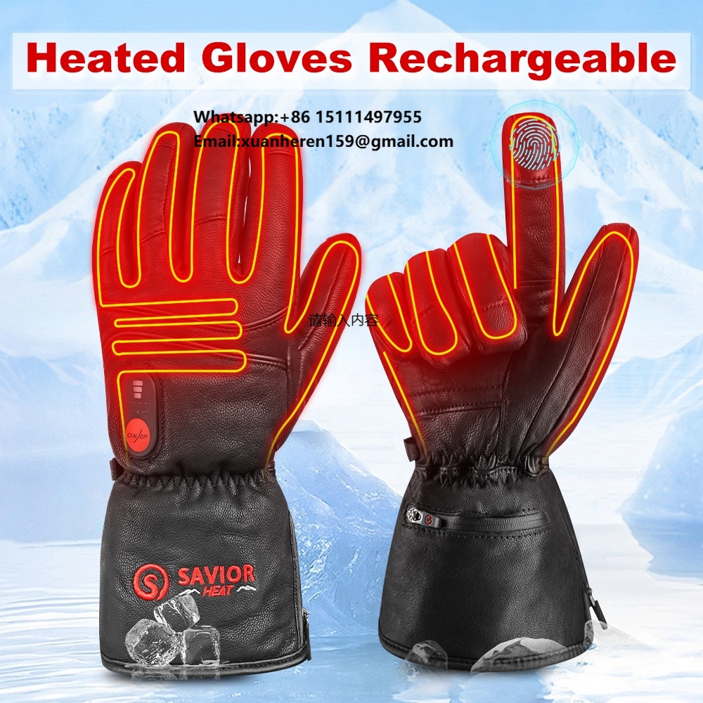Heated Leather Gloves Men Wome - Touch Screen Gloves incelemesi ve fiyatı