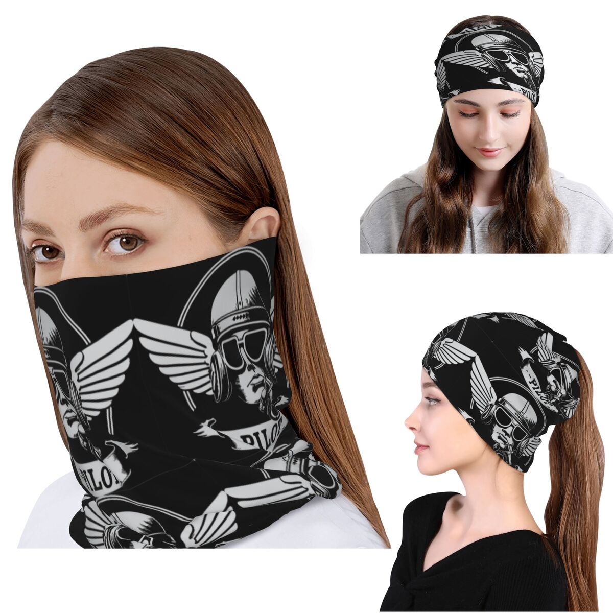 Pilot Bandana Neck Gaiter Magi - Knit Beanie Hat Warm incelemesi ve fiyatı