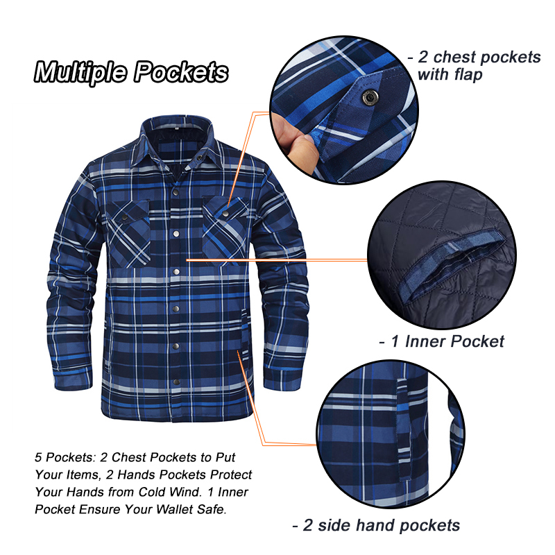 Winter Plaid Shirts For Mens T - Flannel Shirt Lined incelemesi ve fiyatı