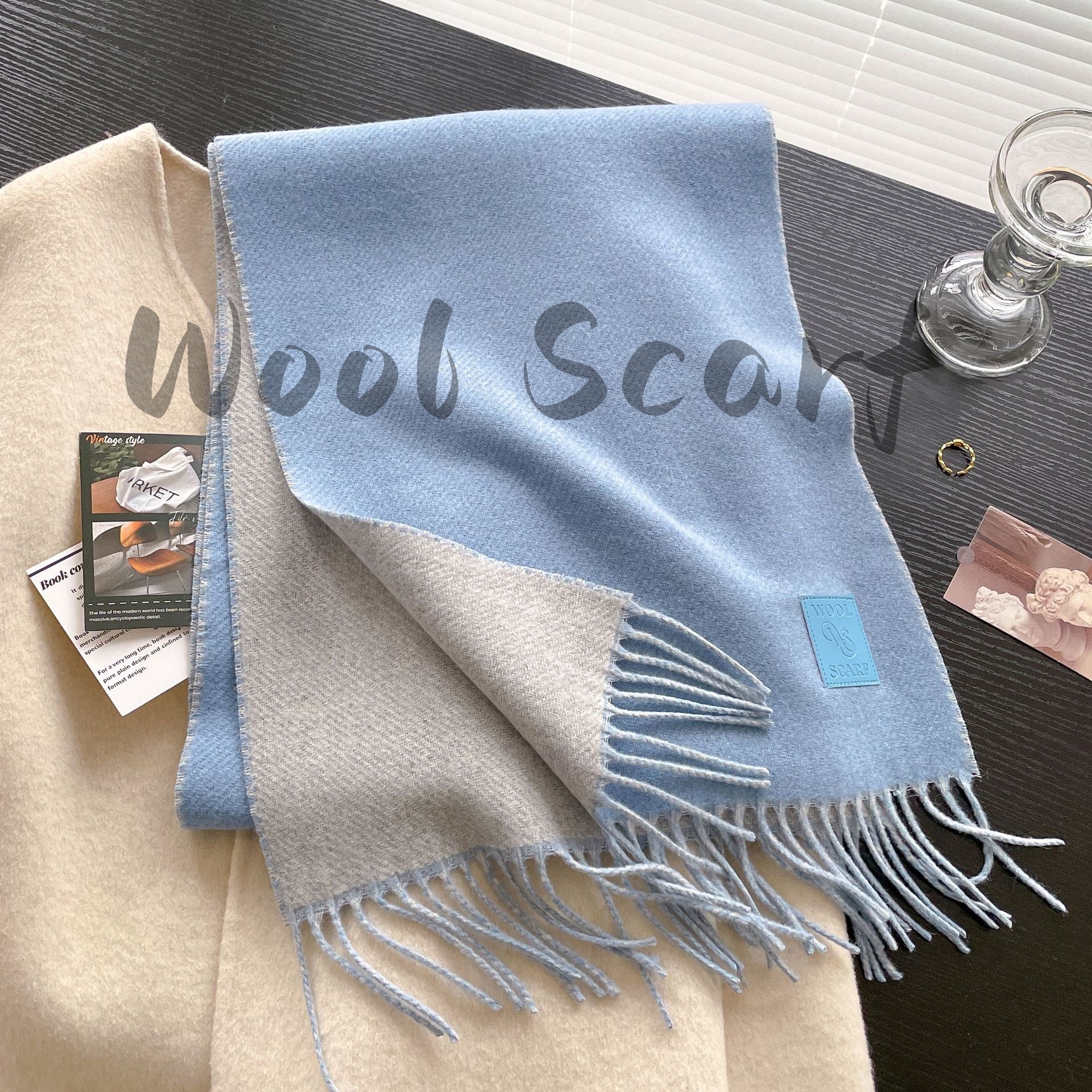 NEW Wool Winter Thick Warm Sca - Cashmere Pashmina Wrap incelemesi ve fiyatı