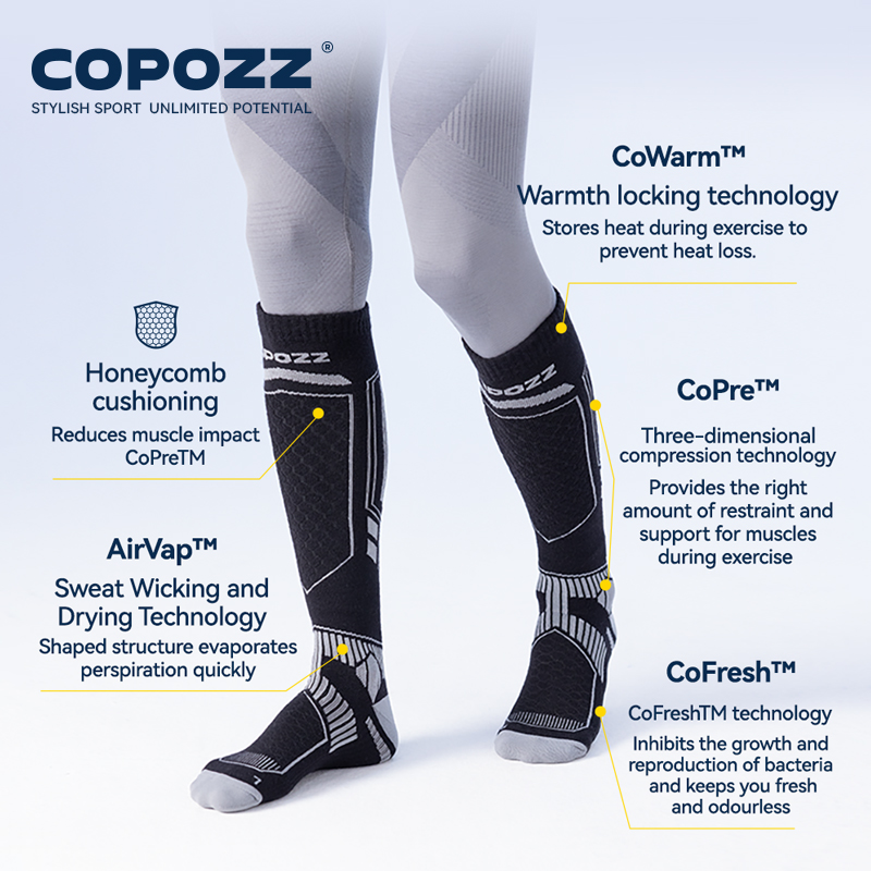COPOZZ Merino Wool Winter Ski  - Thermal Sock Wool incelemesi ve fiyatı
