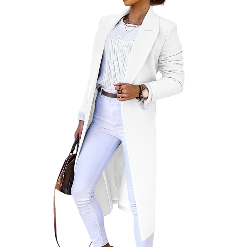 CYCLI-Women Long Wool Coats Fo - Wool Coat Peacoat incelemesi ve fiyatı