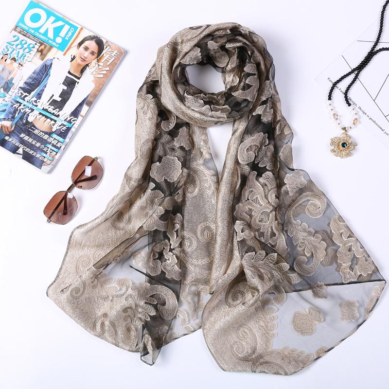 Hot Selling 180*70 Organza Sil - Shawl Wrap Winter incelemesi ve fiyatı
