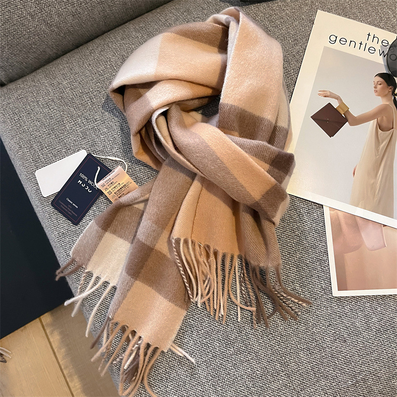 Winter 100% Merino Wool Scarf  - Wool Scarf Men incelemesi ve fiyatı