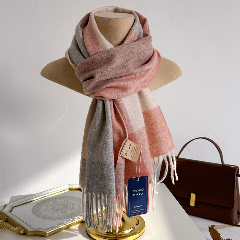 Winter 100% Merino Wool Scarf  - Wool Scarf Men incelemesi ve fiyatı