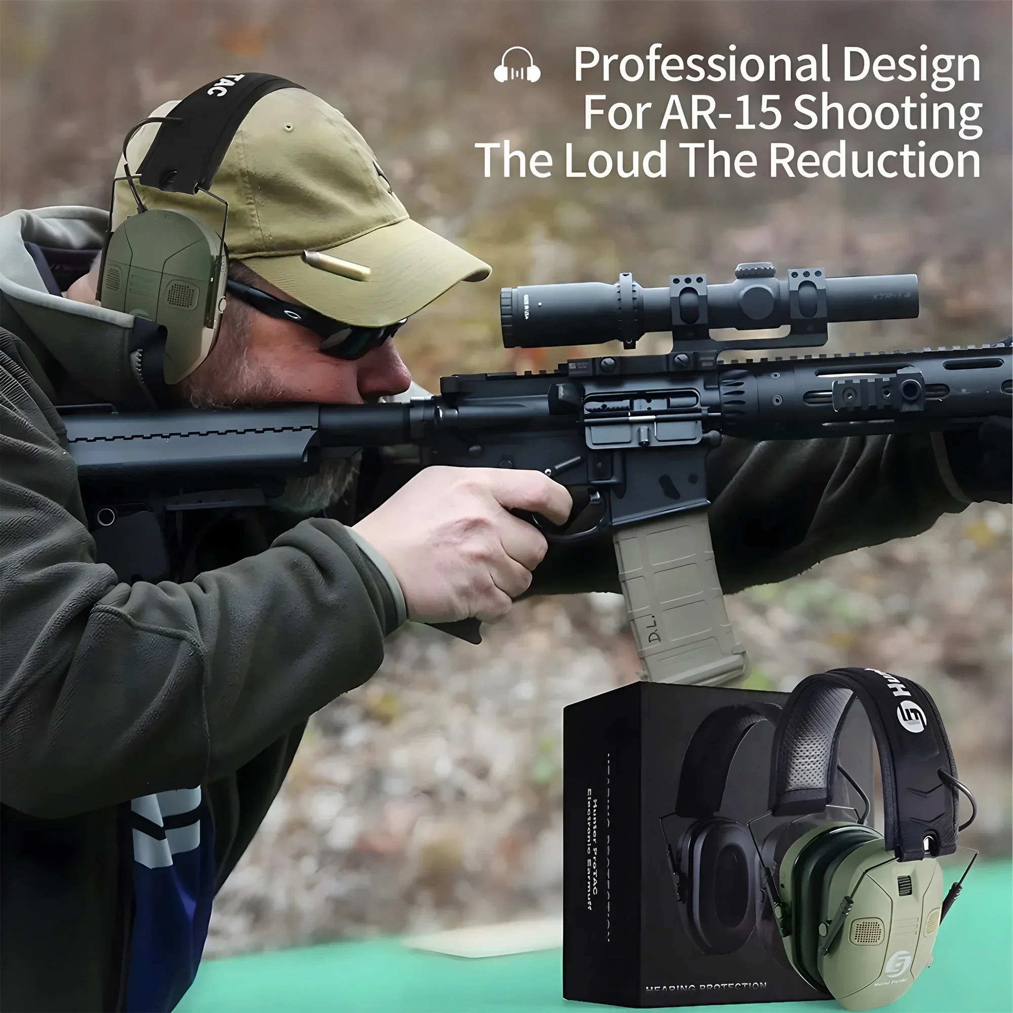 Tactical Foldable Earmuffs 360 - Earmuffs Foldable incelemesi ve fiyatı
