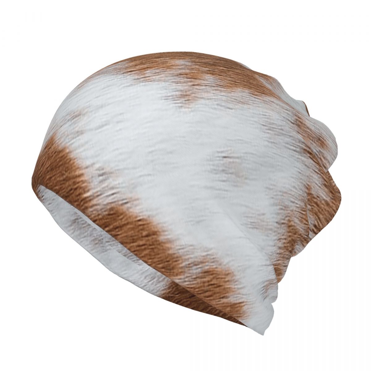 Stylish Cow Fur Cowhide Textur - Knit Beanie Hat Warm incelemesi ve fiyatı