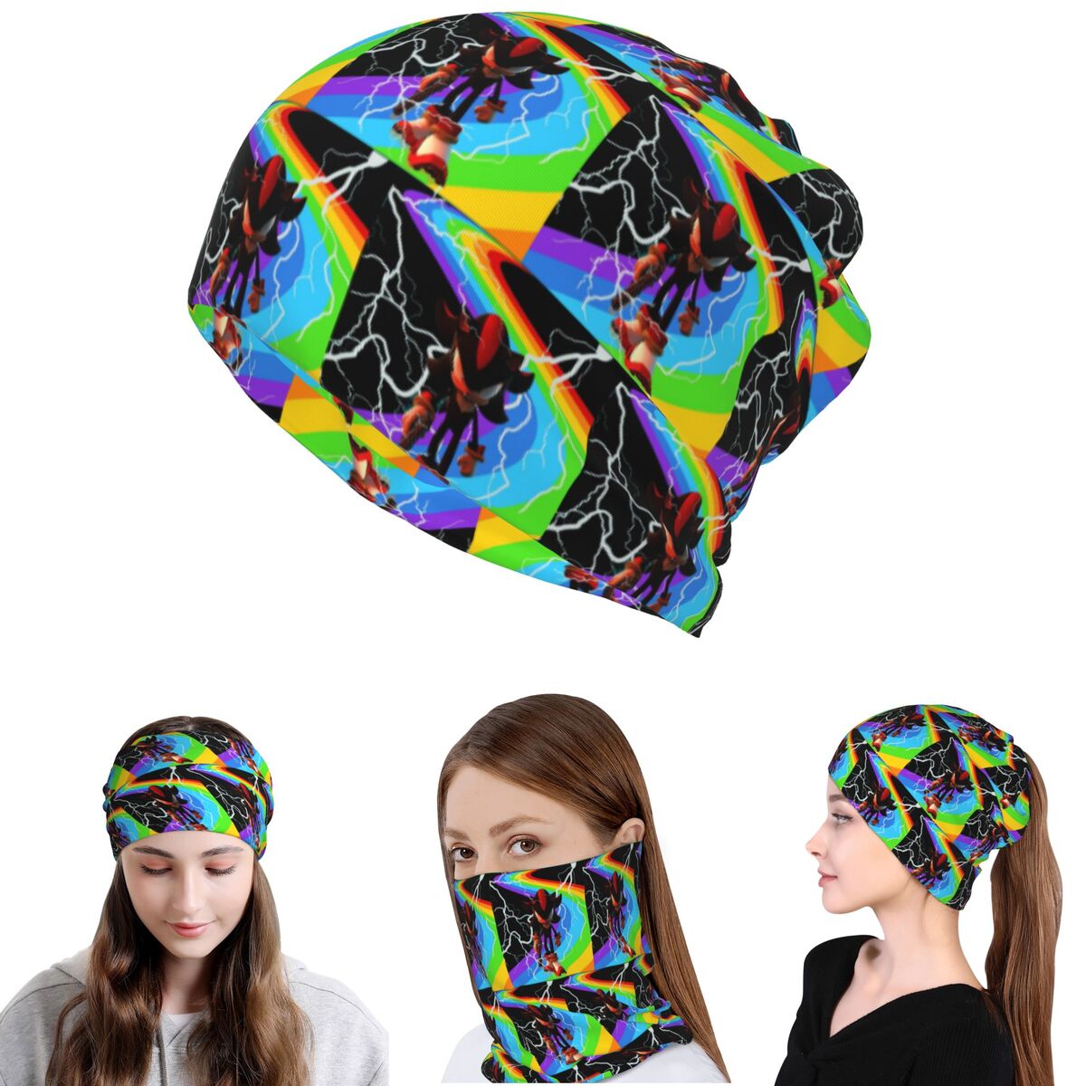 Shadow The Hedgehog Bandana Ne - Knit Beanie Hat Warm incelemesi ve fiyatı