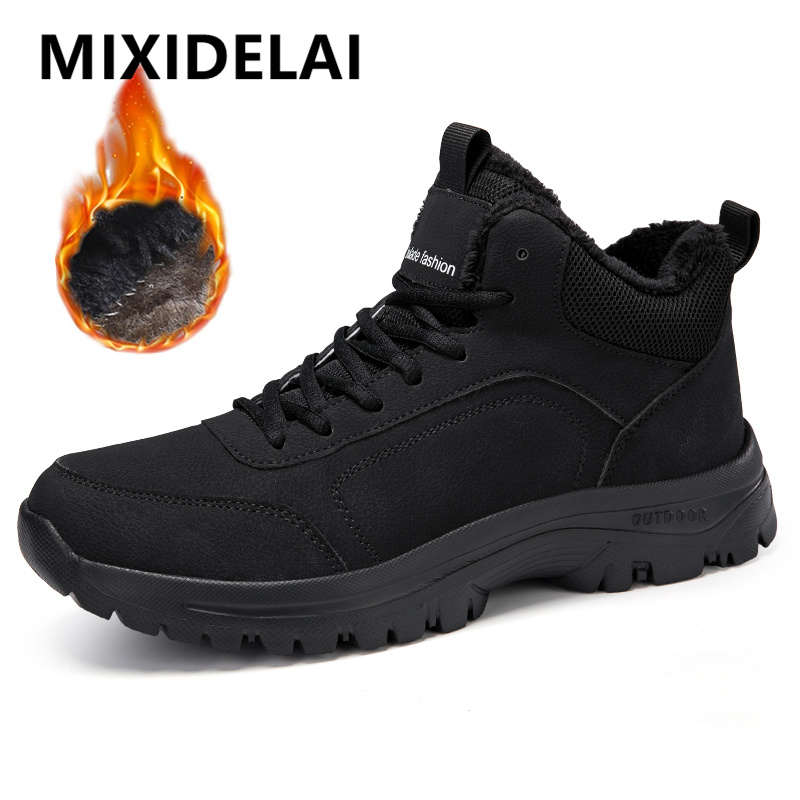 Winter Men's Boots Warm Plush  - Waterproof Winter Boot incelemesi ve fiyatı