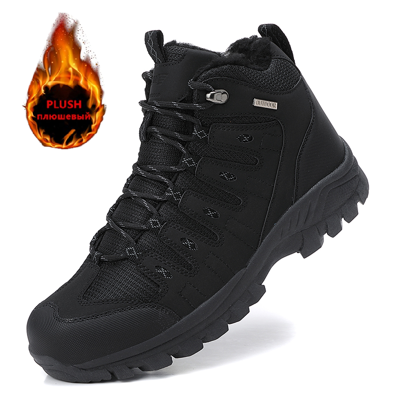 Winter Men's Boots Warm Plush  - Waterproof Winter Boot incelemesi ve fiyatı