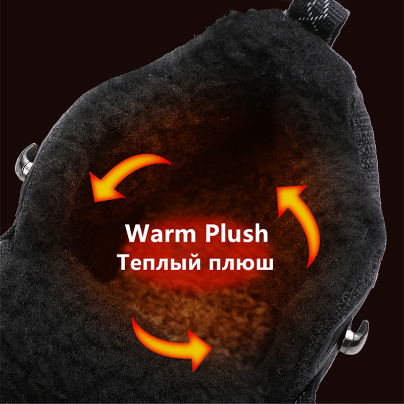 Winter Men's Boots Warm Plush  - Waterproof Winter Boot incelemesi ve fiyatı