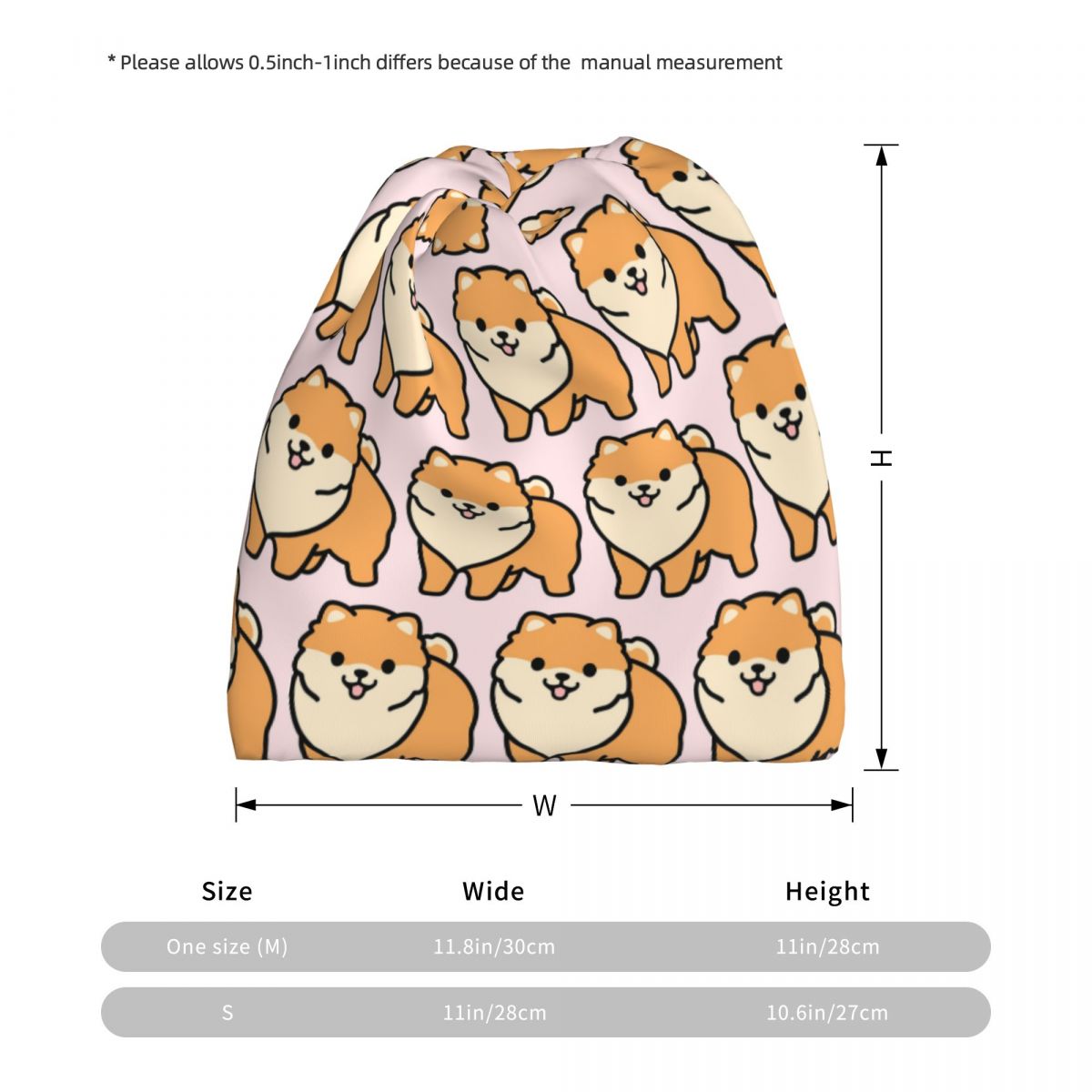 Pomeranian Bandana Neck Gaiter - Knit Beanie Hat Warm incelemesi ve fiyatı