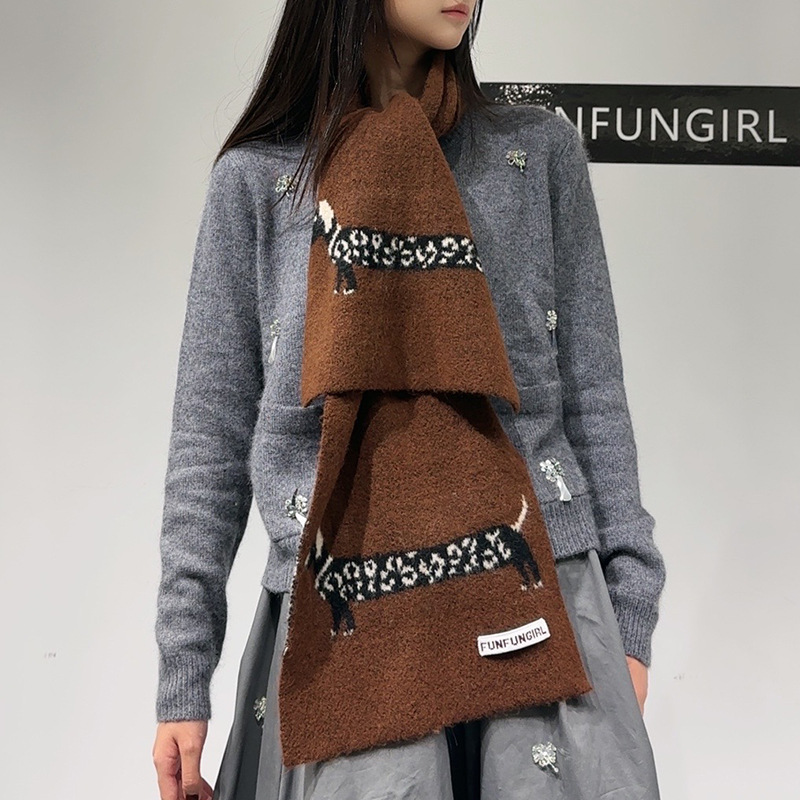 Korean Version Wool Blend Pupp - Wool Scarf Men incelemesi ve fiyatı