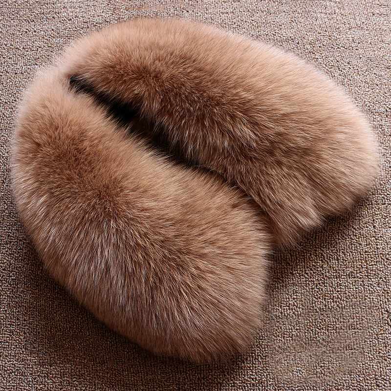 Real wool collar whole fur fox - Wool Scarf Men incelemesi ve fiyatı