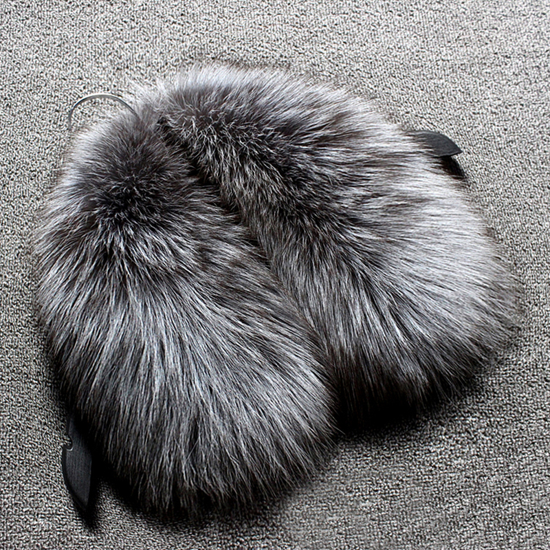Real wool collar whole fur fox - Wool Scarf Men incelemesi ve fiyatı