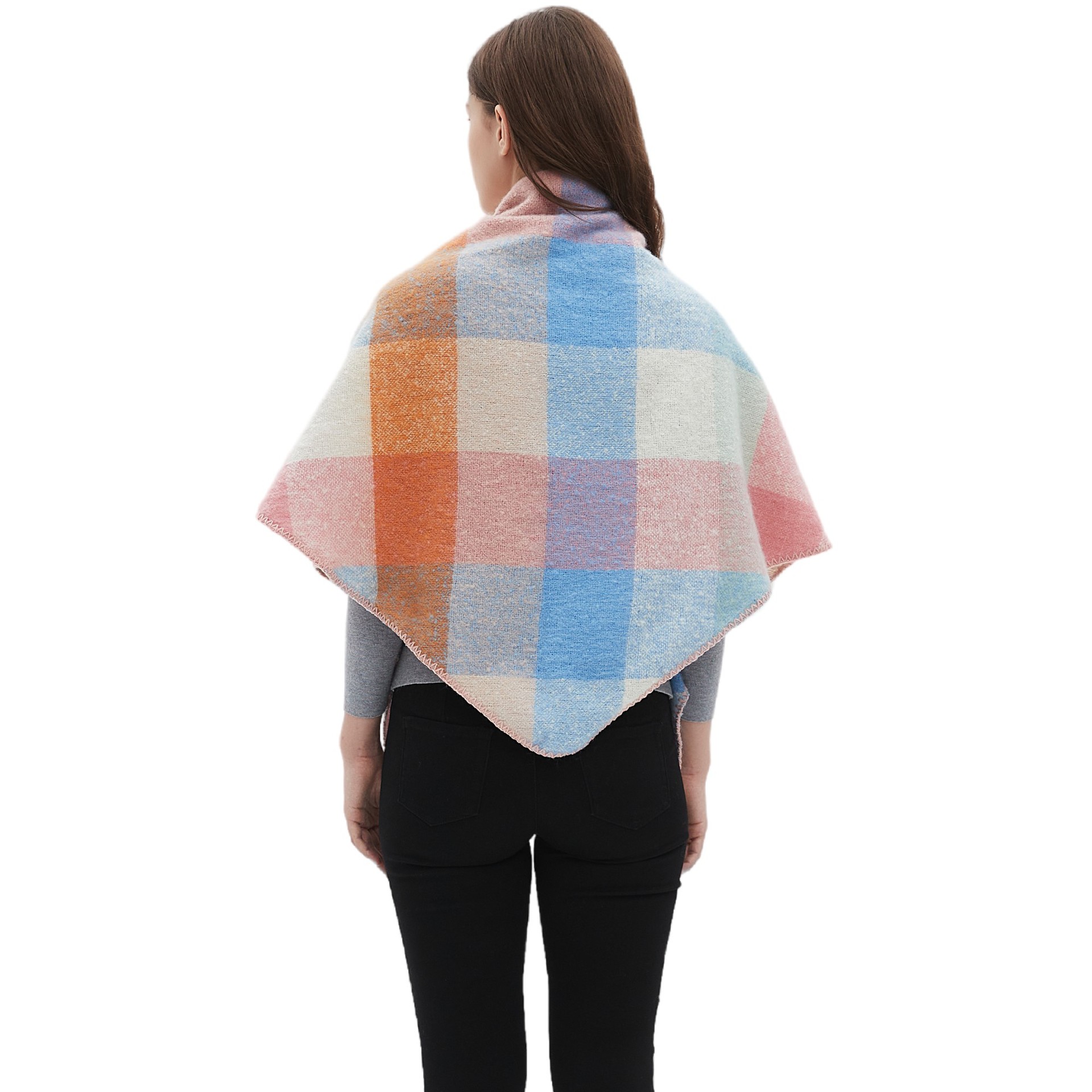 Women's Plaid Scarf Shawl  Sho - Shawl Wrap Winter incelemesi ve fiyatı