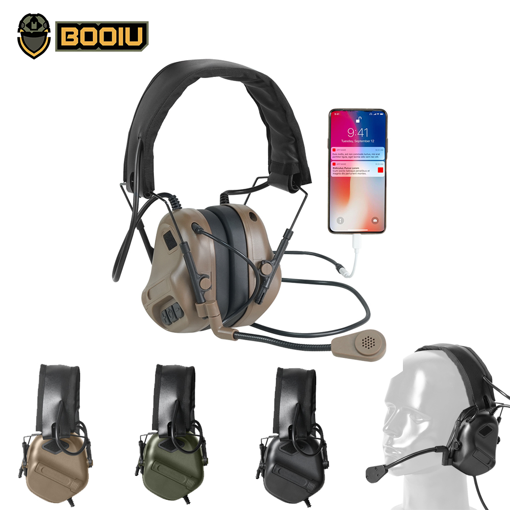 BOOIU Tactical Electronic Shoo - Earmuffs Foldable incelemesi ve fiyatı