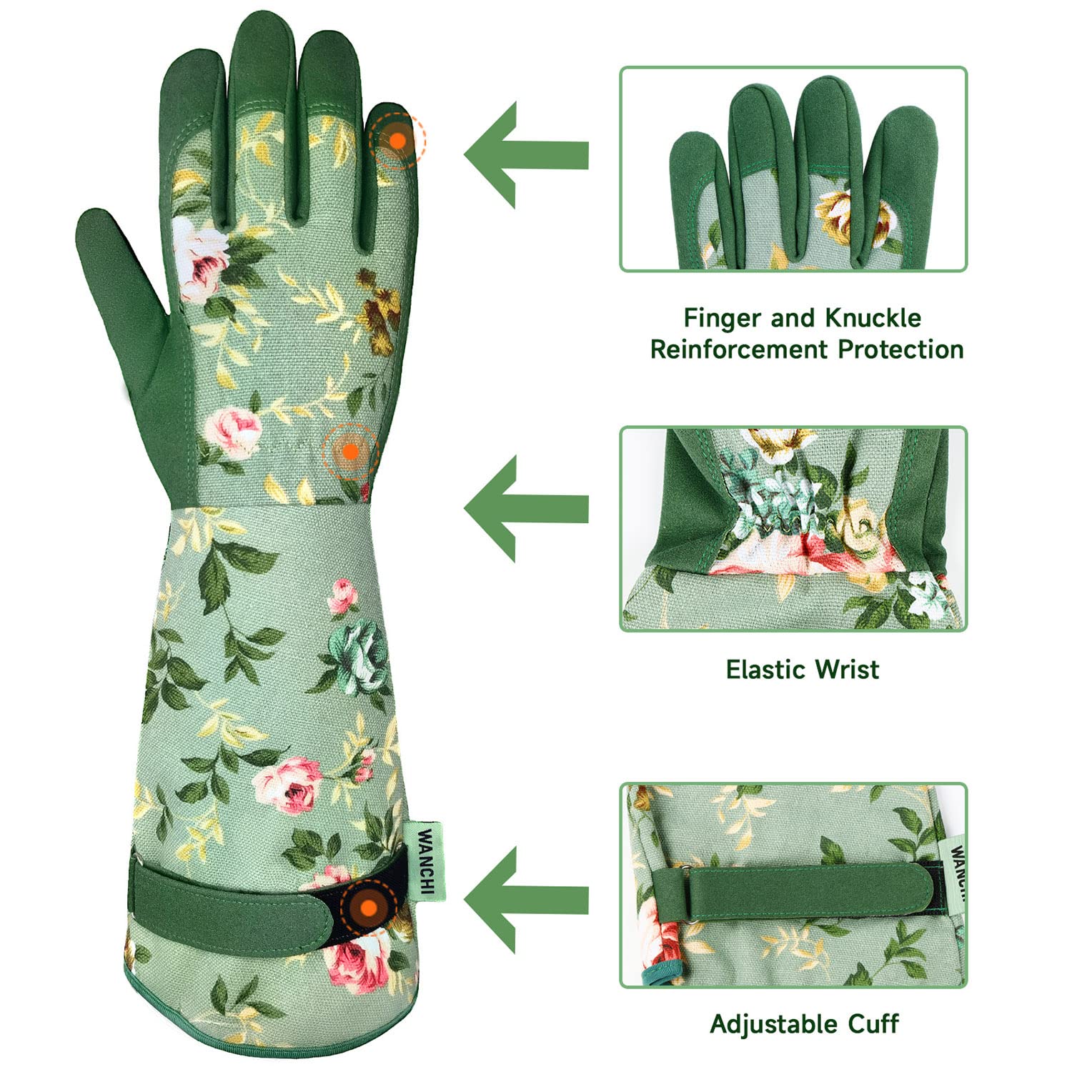 Women's Long Gardening Gloves, - Touch Screen Gloves incelemesi ve fiyatı