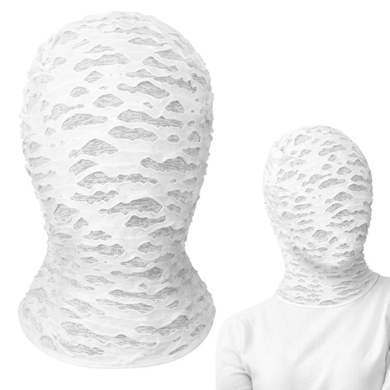 New Punk Distressed Ripped Fac - Balaclava Ski Mask incelemesi ve fiyatı