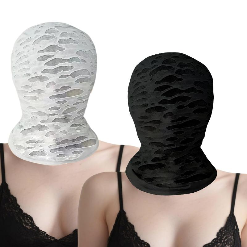 New Punk Distressed Ripped Fac - Balaclava Ski Mask incelemesi ve fiyatı