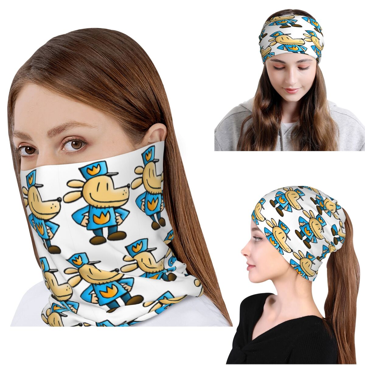 Dog Man Comedic Graphic Novel  - Knit Beanie Hat Warm incelemesi ve fiyatı