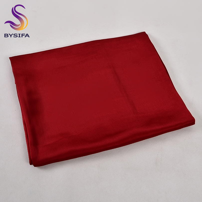 [BYSIFA] Solid Color Silk Scar - Shawl Wrap Winter incelemesi ve fiyatı