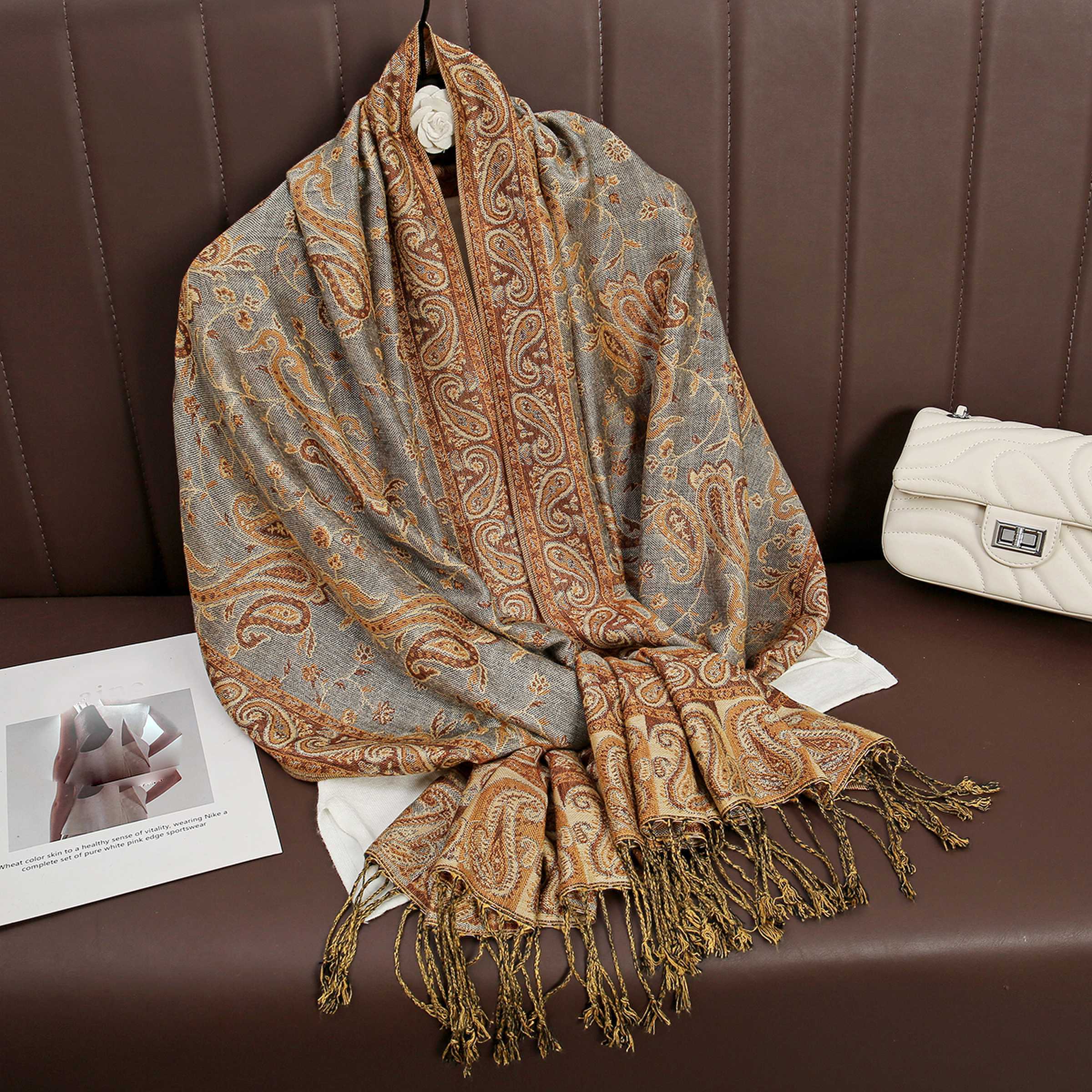 Luxury Brand Autumn Cashmere P - Cashmere Pashmina Wrap incelemesi ve fiyatı