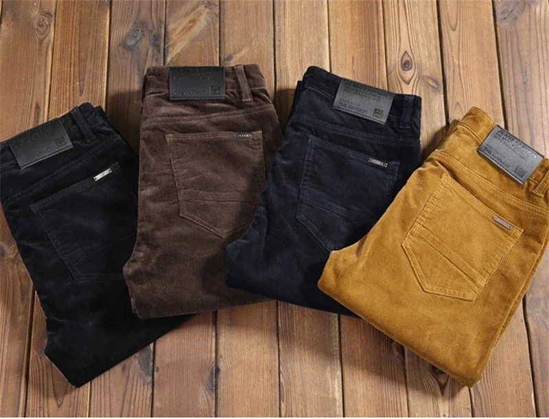 2023 Autumn Winter Men's Casua - Corduroy Pant Warm incelemesi ve fiyatı