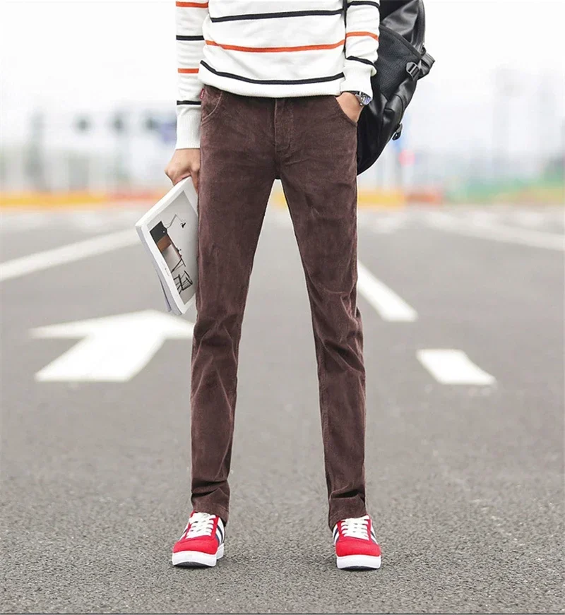 2023 Autumn Winter Men's Casua - Corduroy Pant Warm incelemesi ve fiyatı