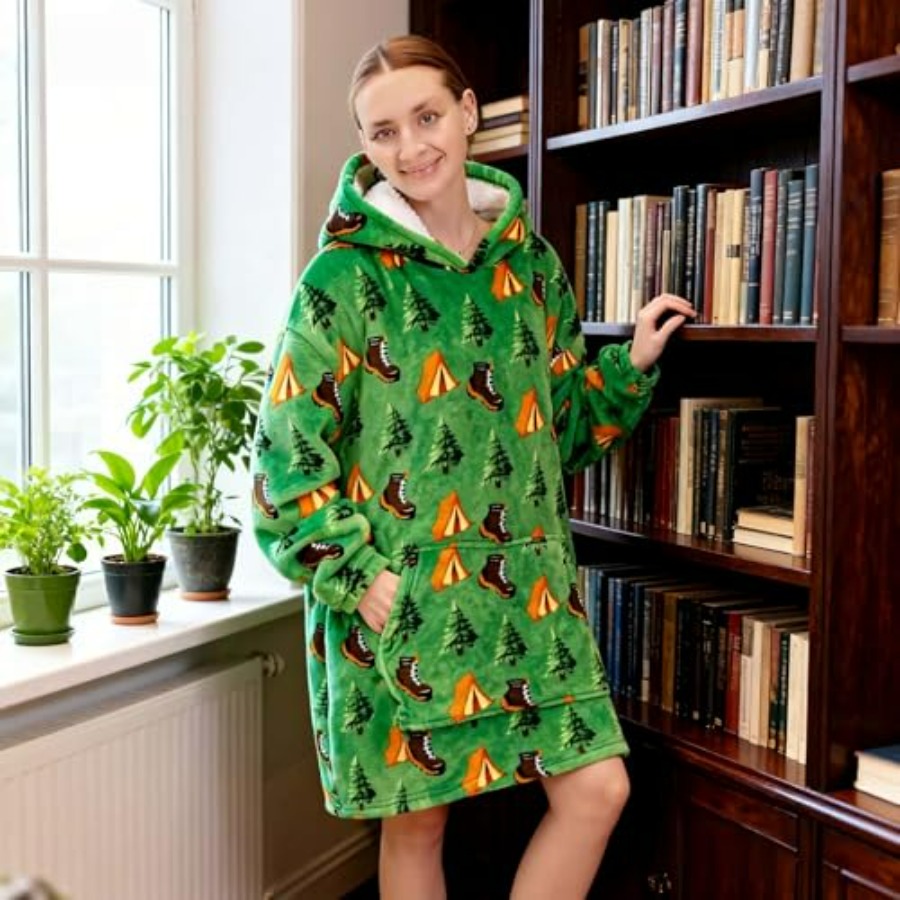 Wearable Blanket Hoodie for Ad - Sherpa Hoodie Fleece incelemesi ve fiyatı