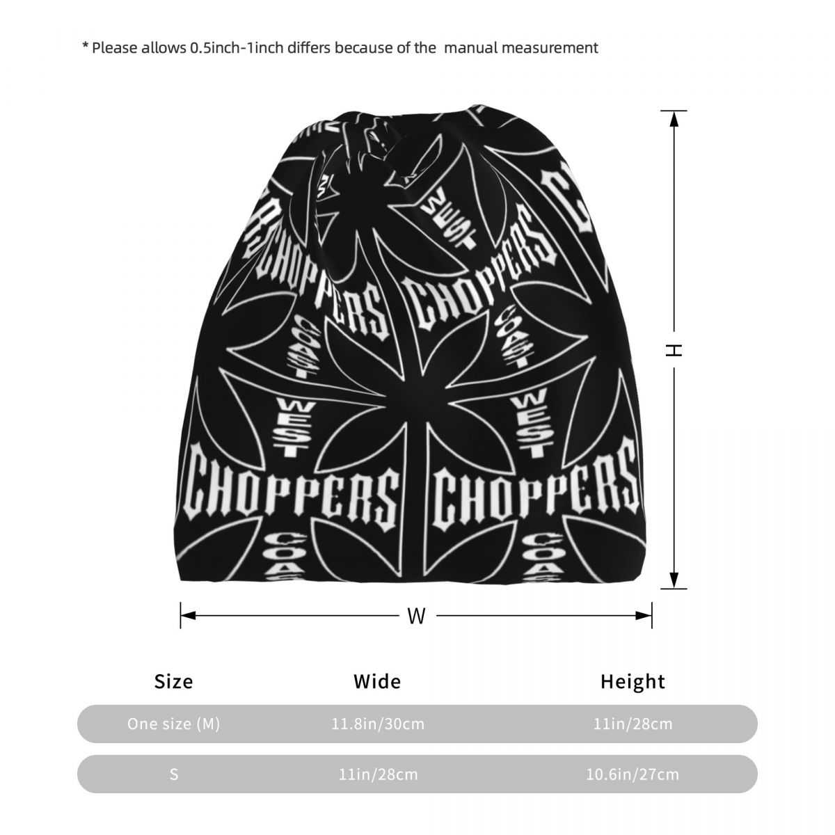 Personalized West Coast Iron C - Knit Beanie Hat Warm incelemesi ve fiyatı