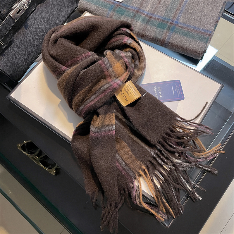 High Quality Pure 100% Wool Me - Wool Scarf Men incelemesi ve fiyatı