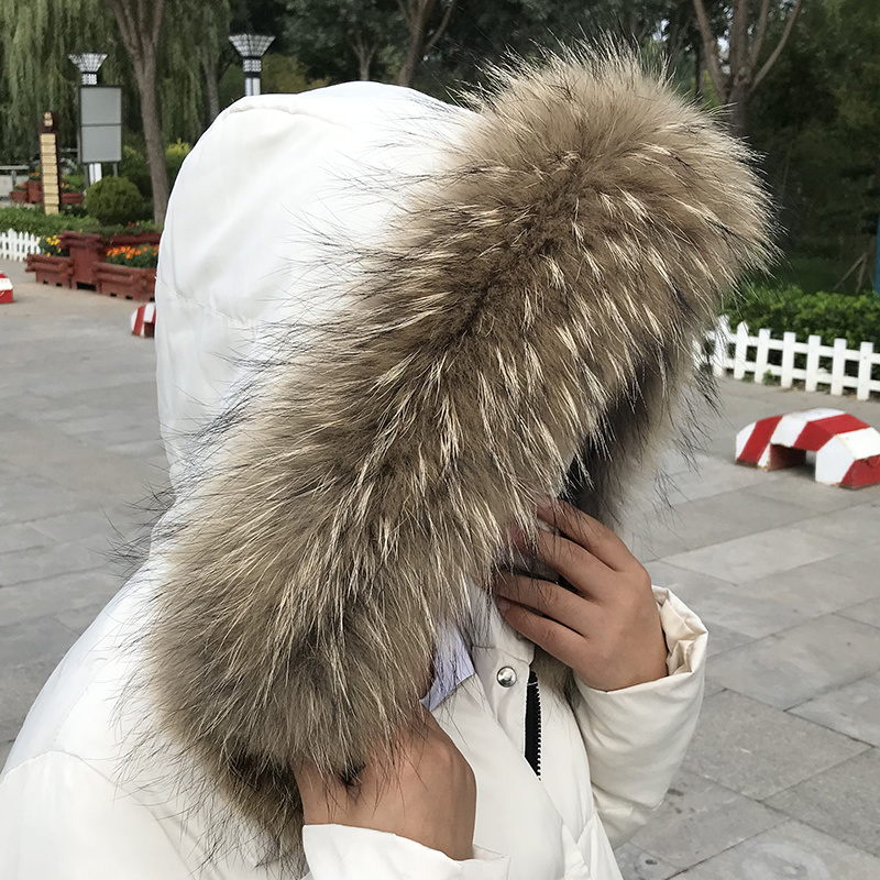 Real Fur Collar for Coat Parka - Shawl Wrap Winter incelemesi ve fiyatı