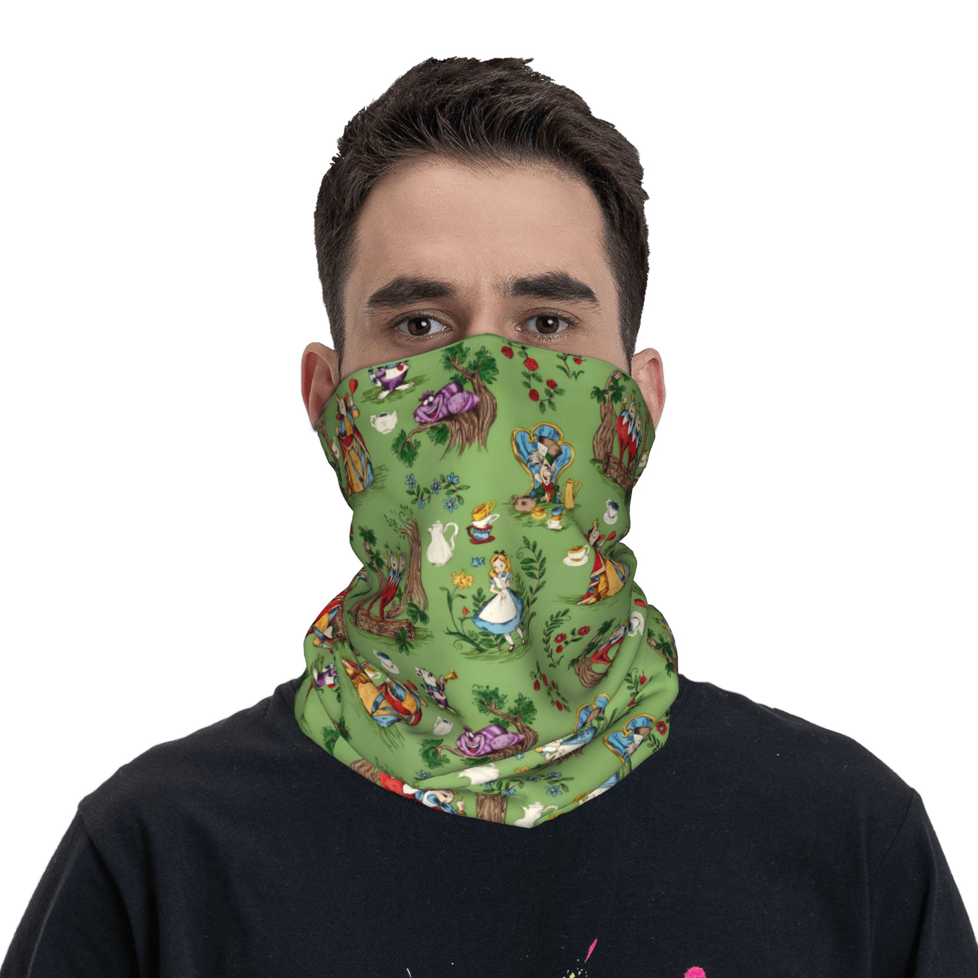 Custom A-Alice in W-Wonderland - Neck Gaiter Fleece incelemesi ve fiyatı