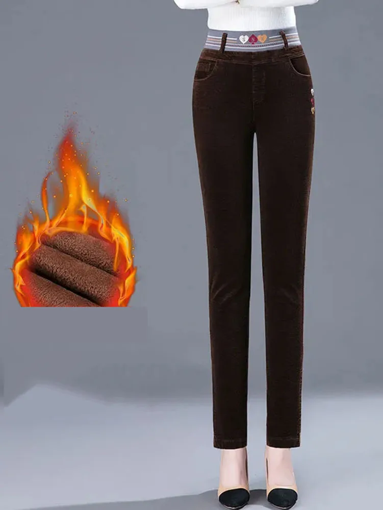 Winter Thicken Plush Lined Pen - Corduroy Pant Warm incelemesi ve fiyatı