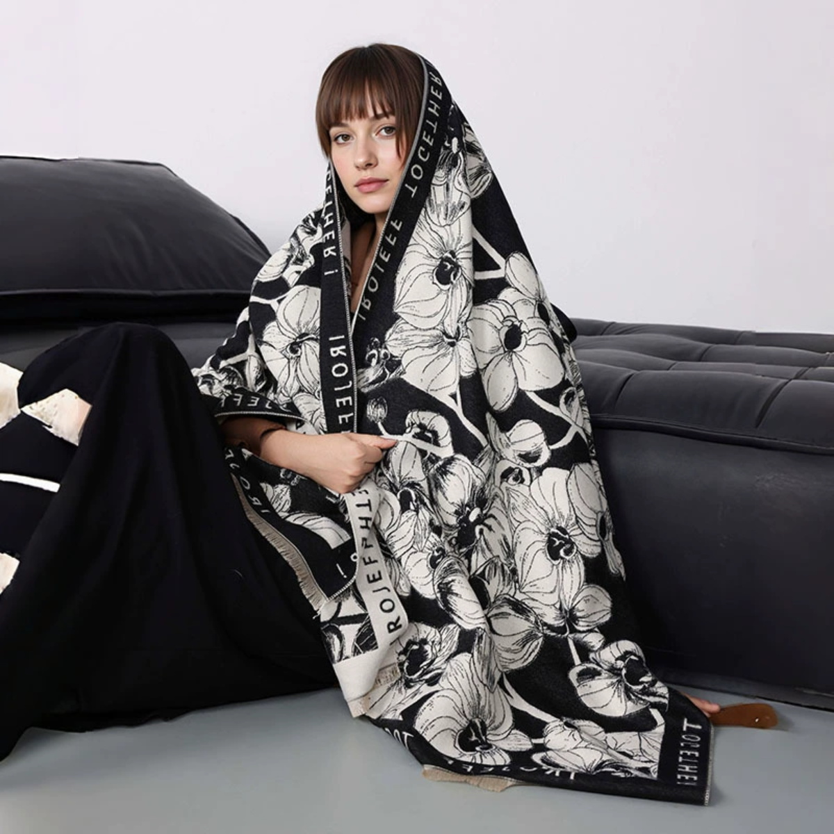 Luxury Winter Women's Imitatio - Cashmere Pashmina Wrap incelemesi ve fiyatı