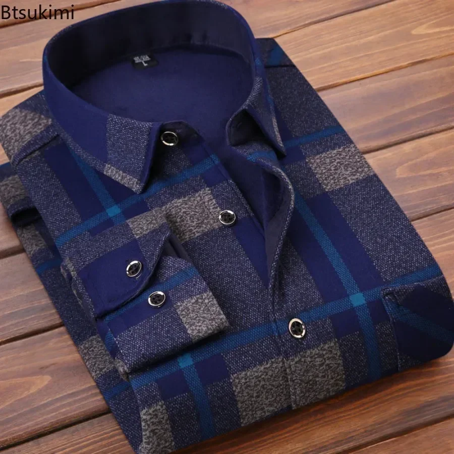 2024 Men's Winter Warm Long Sl - Flannel Shirt Lined incelemesi ve fiyatı