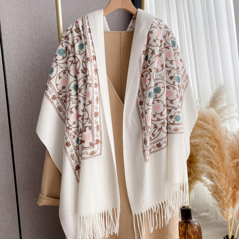 2025 New Embroidery Cashmere S - Cashmere Pashmina Wrap incelemesi ve fiyatı