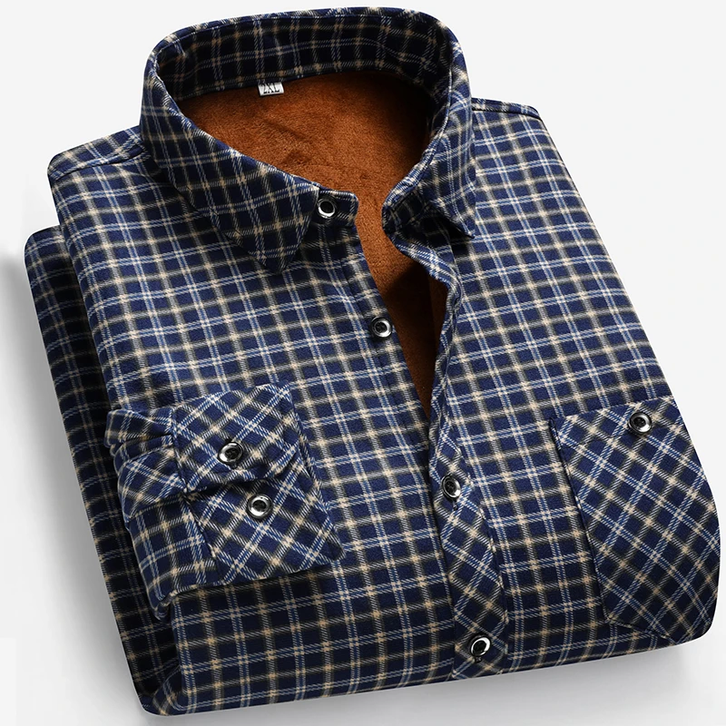 2026 Autumn and Winter Men's F - Flannel Shirt Lined incelemesi ve fiyatı