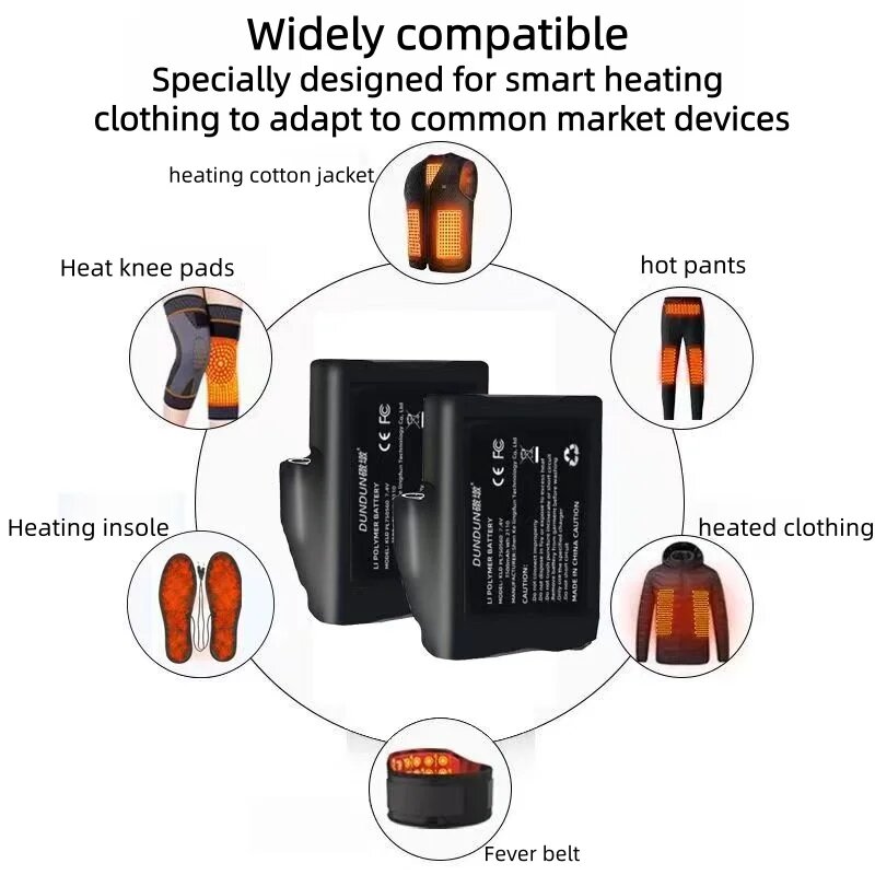 Heated Gloves Battery 7.4V 350 - Heated Vest Battery incelemesi ve fiyatı