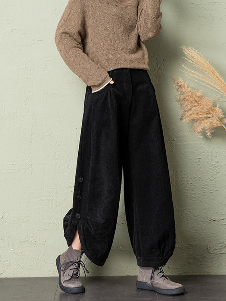 Korean Corduroy Women Pants Fa - Corduroy Pant Warm incelemesi ve fiyatı