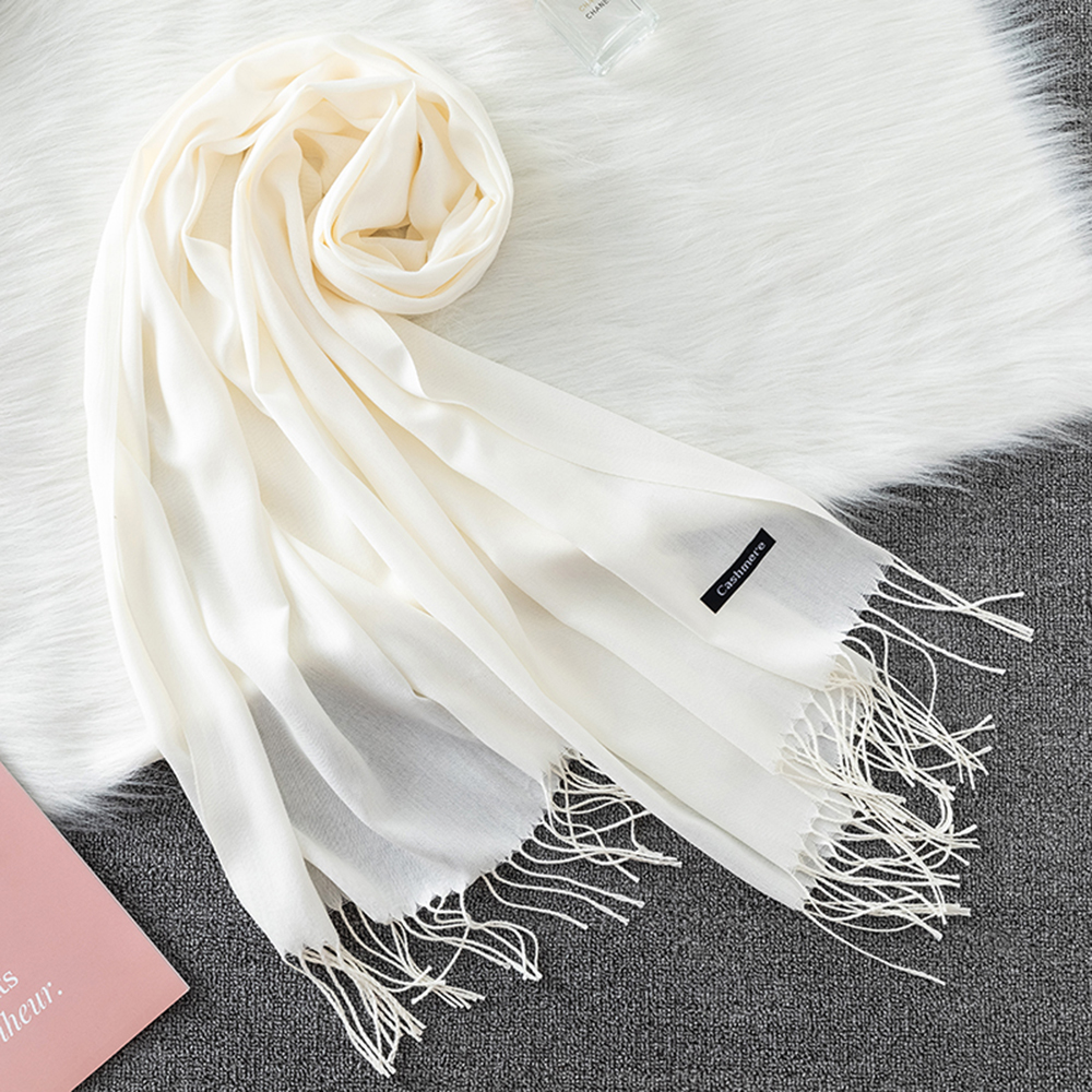 Fashion Solid Scarf Women Cash - Shawl Wrap Winter incelemesi ve fiyatı